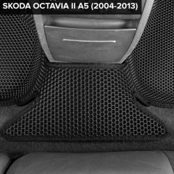 3D коврики EVA с бортами Skoda Octavia II A5 (2004-2013)
