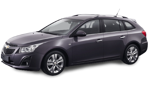 2D коврики EVA в салон и багажник на Chevrolet Cruze универсал (2008-2016)