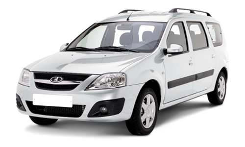 2D коврики EVA в салон и багажник  на Lada Largus I, 7 мест, дорест (2012-2021) 