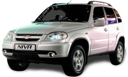 3D коврики EVA с бортами в салон на Chevrolet Niva II (2009-н.в.)