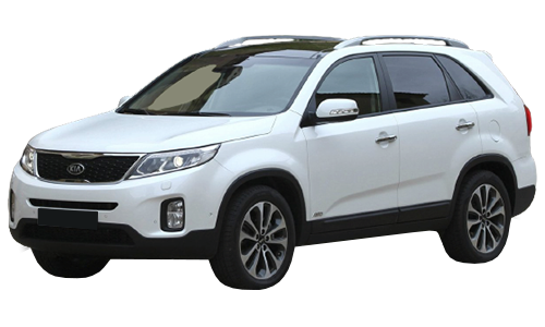 2D коврики EVA в салон на Kia Sorento II рестайлинг 5 мест (2012-2021)