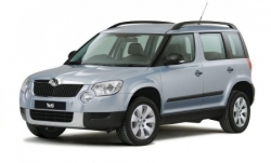 2D коврики EVA в салон и багажник на Skoda Yeti (2009-2018)