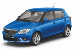 2D коврики EVA в салон и багажник на Skoda Fabia II универсал (2007-2014)