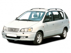 2D коврики EVA в салон и багажник на Toyota Picnic I (1996-2001)