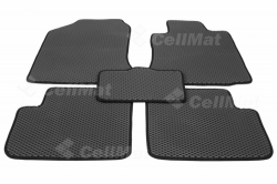 2D коврики EVA в салон и багажник на Toyota Corolla IX E120 седан FWD, правый руль (2000-2006)