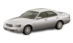 2D коврики EVA в салон и багажник на Nissan Laurel C35, правый руль (1997-2002)