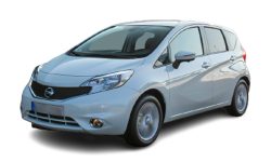 2D коврики EVA в салон на Nissan Note II, правый руль (2012-2020)