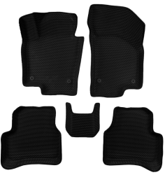 3D коврики EVA с бортами в салон на Volkswagen Passat B7 (2011-2015)