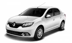 2D коврики EVA в салон и багажник на Renault Logan II с нештатными пластиковыми накладками (2012-2022)
