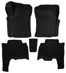 3D коврики EVA с бортами в салон на Toyota Land Cruiser Prado 150 (2009-н.в.)