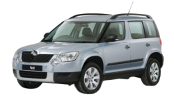 3D коврики EVA с бортами в салон на Skoda Yeti (2009-2018)
