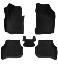 3D коврики EVA с бортами в салон на Skoda Yeti (2009-2018)