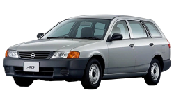 2D коврики EVA в салон и багажник на Nissan AD II Y11, правый руль (1999-2008)