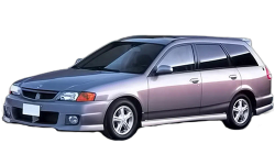2D коврики EVA в салон и багажник на Nissan Wingroad II Y11 2WD, правый руль (1999-2005)