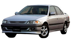 2D коврики EVA в салон и багажник на Toyota Carina VII T210 правый руль (1996-2001)