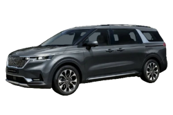 3D коврики EVA с бортами в салон на Kia Carnival IV передний ряд (2020-н.в.)