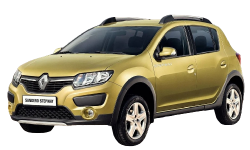 3D коврики EVA с бортами в салон на Renault Sandero Stepway II (2013-2022)